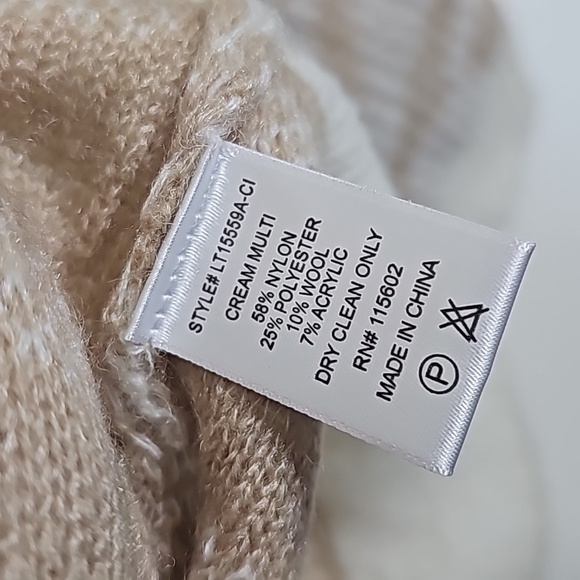 5/25 ❤️ Lush Tiger Stripe Pullover Cardigan Sweater New Without Tags - Picture 5 of 6